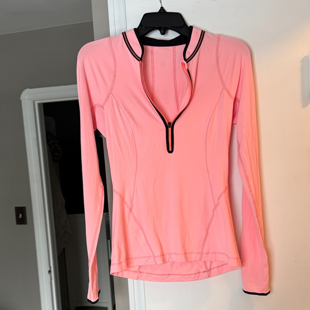 Lululemon Athletica Coral Zip Up